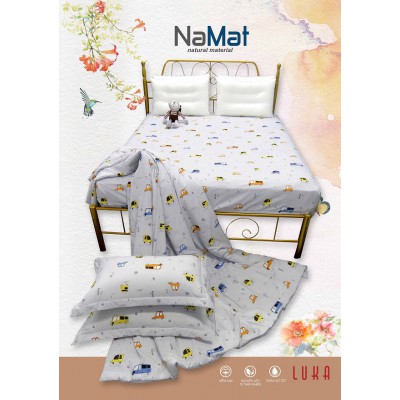 Bộ Chăn Ga Gối Luka Ô Tô