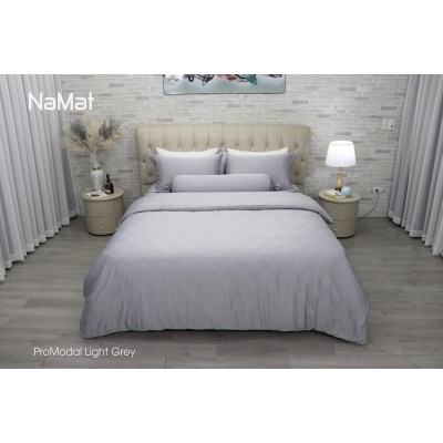 Bộ Chăn Ga Gối Promodal Light Grey