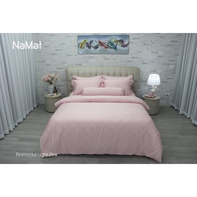 Bộ Chăn Ga Gối Promodal Light Pink