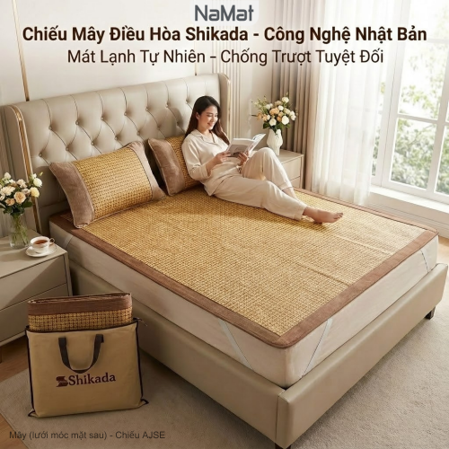 Chiếu mây tự nhiên cao cấp, điều hòa bốn mùa - AJSE