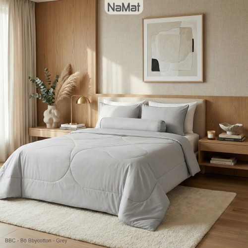 BByCotton - Bộ Chăn Ga 4 Món Hè Thu - BBC
