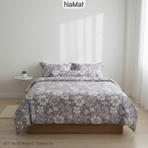 Tencel - Combo Ga Và Vỏ Gối 3 Món - CET