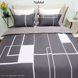 Cotton 80s - Bộ Chăn Ga Gối 4 Món Đa Năng (4 mùa) - CTT