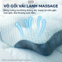 Gối công thái học mát lạnh, memory foam cao cấp, đỡ và chống đau cổ vai gáy, chống ngáy - LPI22QS