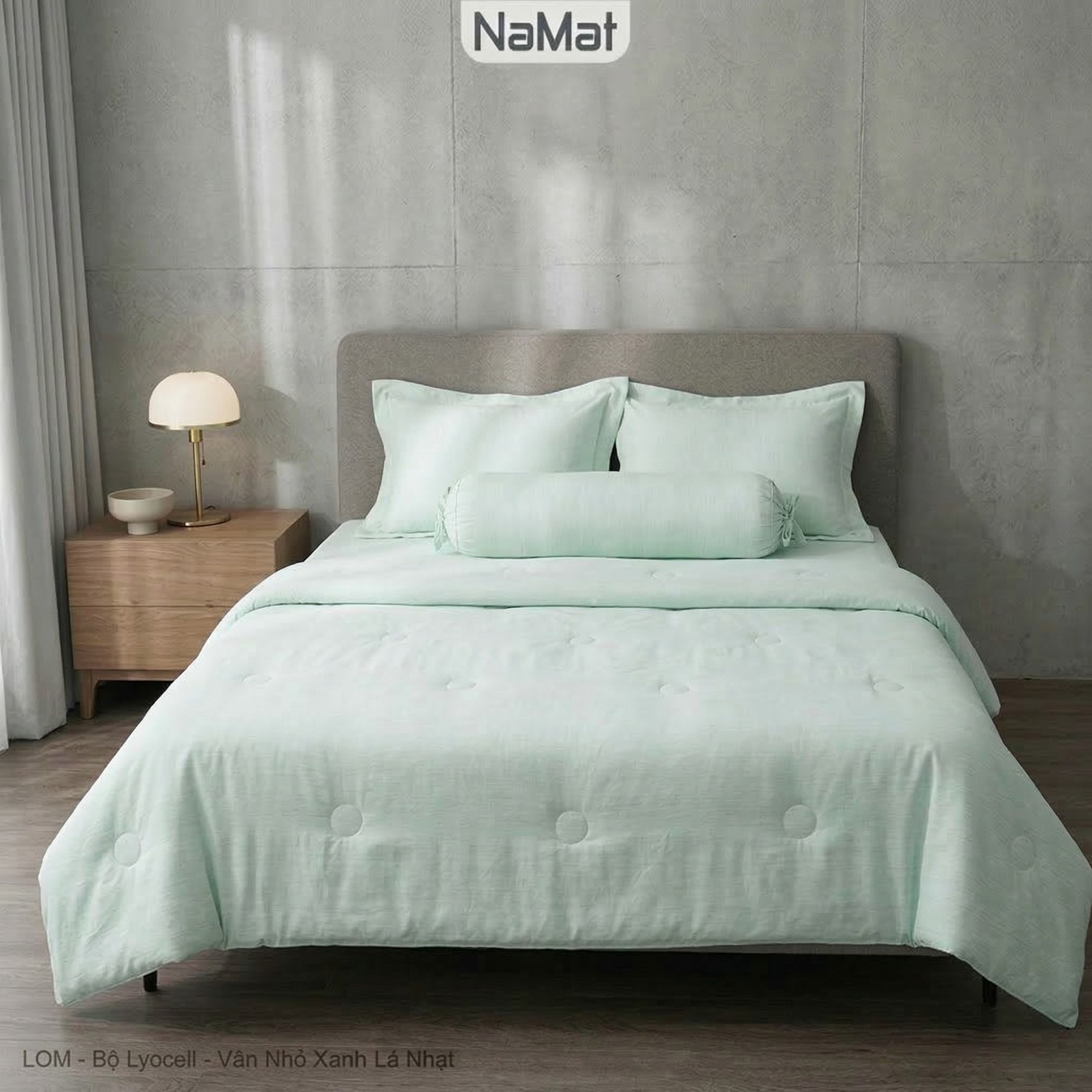 Lyocell - Bộ Chăn Ga Gối 4 Món Đa Năng (4 mùa) - LOM Lyocell - Bộ Chăn Ga Gối 4 Món Đa Năng (4 mùa) - LOM