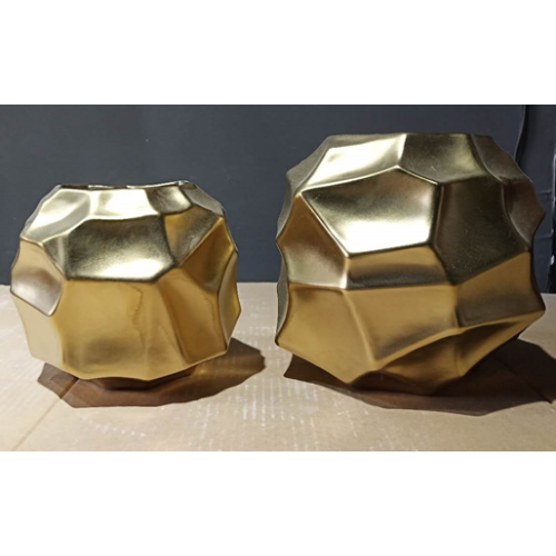 Lọ Hoa Vàng Bộ 2 Chiếc VH07