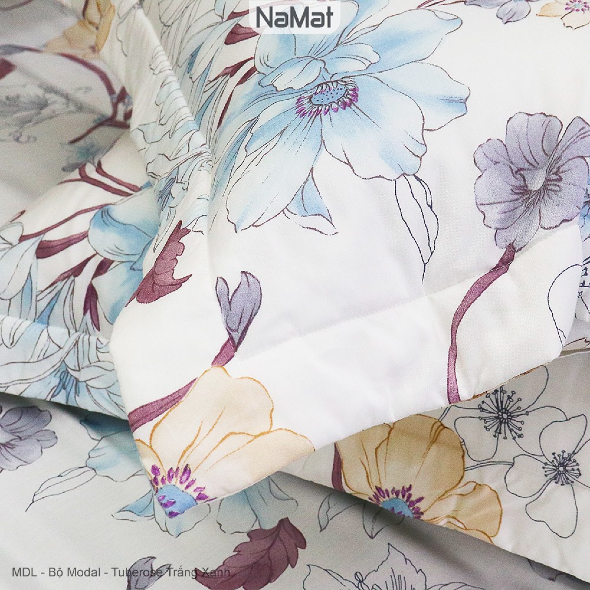 Modal - Bộ Chăn Ga Bọc/Phủ Chần 4 Món Đa năng (4 mùa) - MDL