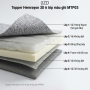 Topper đa năng 6 lớp, bông cao cấp kết hợp foam hoạt tính - MTP03