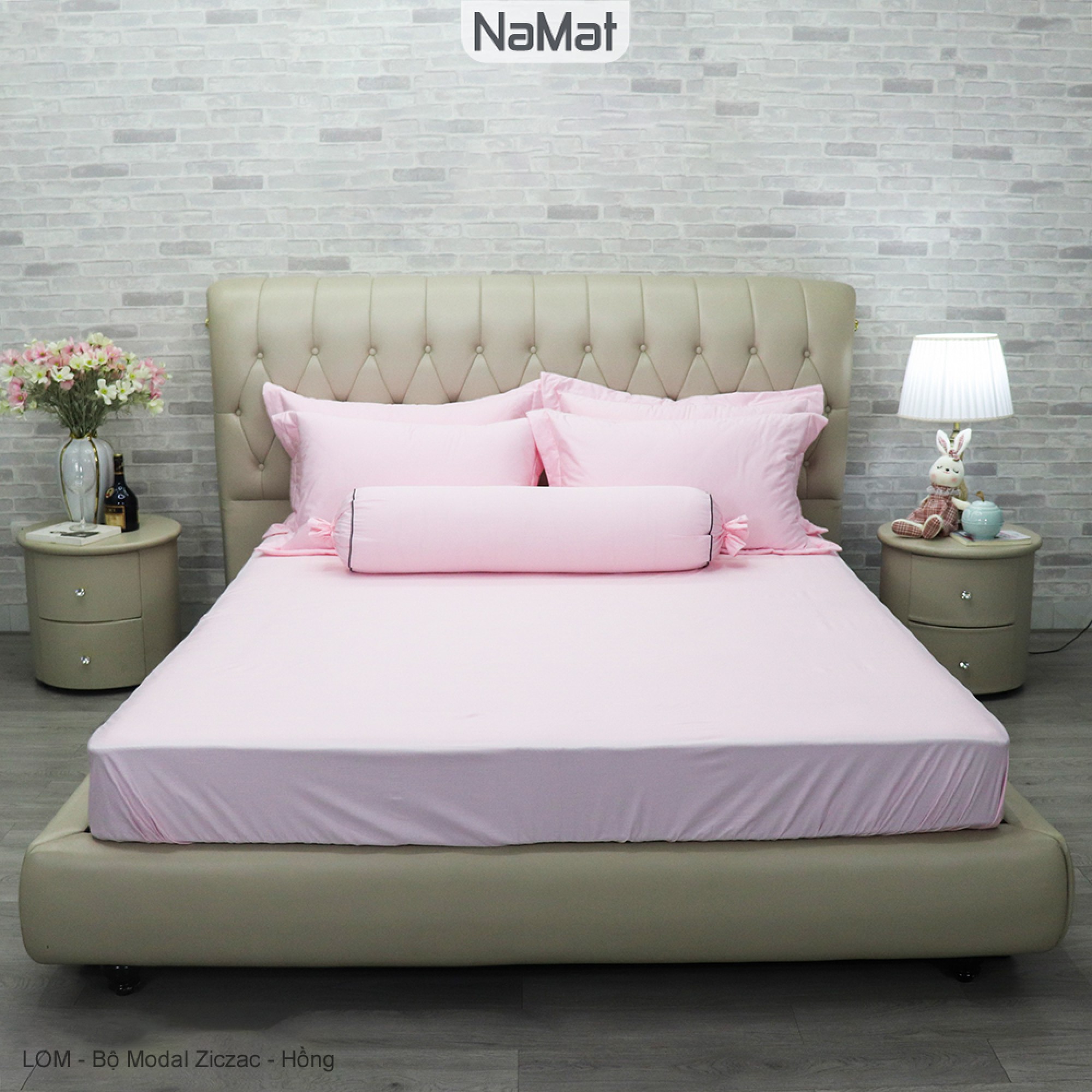 Modal Ziczac - Bộ Chăn Ga Gối 4 Món Hè Thu - LOM