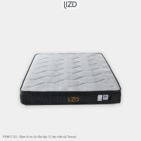 Đệm lò xo túi độc lập cao cấp, 12 lớp, cao su latex tự nhiên - PSM19 Đệm lò xo túi độc lập cao cấp, 12 lớp, cao su latex tự nhiên - PSM19