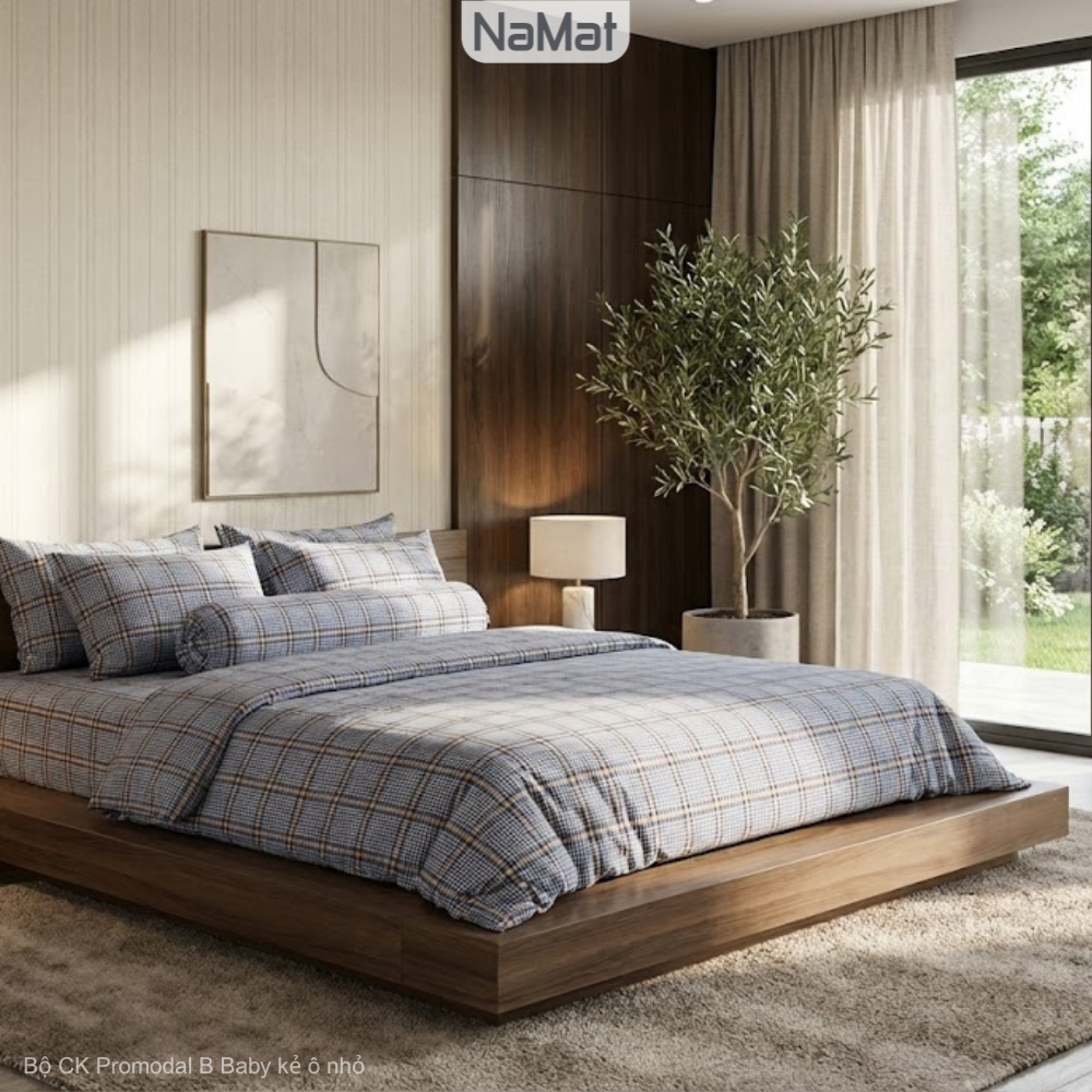 Promodal B - Bộ Chăn Ga Gối 4 Món Đa Năng (4 mùa) - RRM