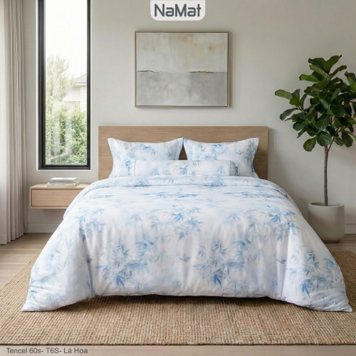 Tencel 60S - Chăn Chần 4 Mùa Đa Năng có khóa dồn ruột bông - T6S