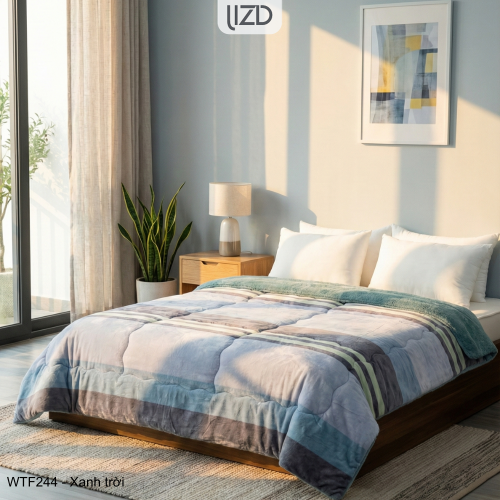 Chăn lông cừu Dual Happy - WTF244